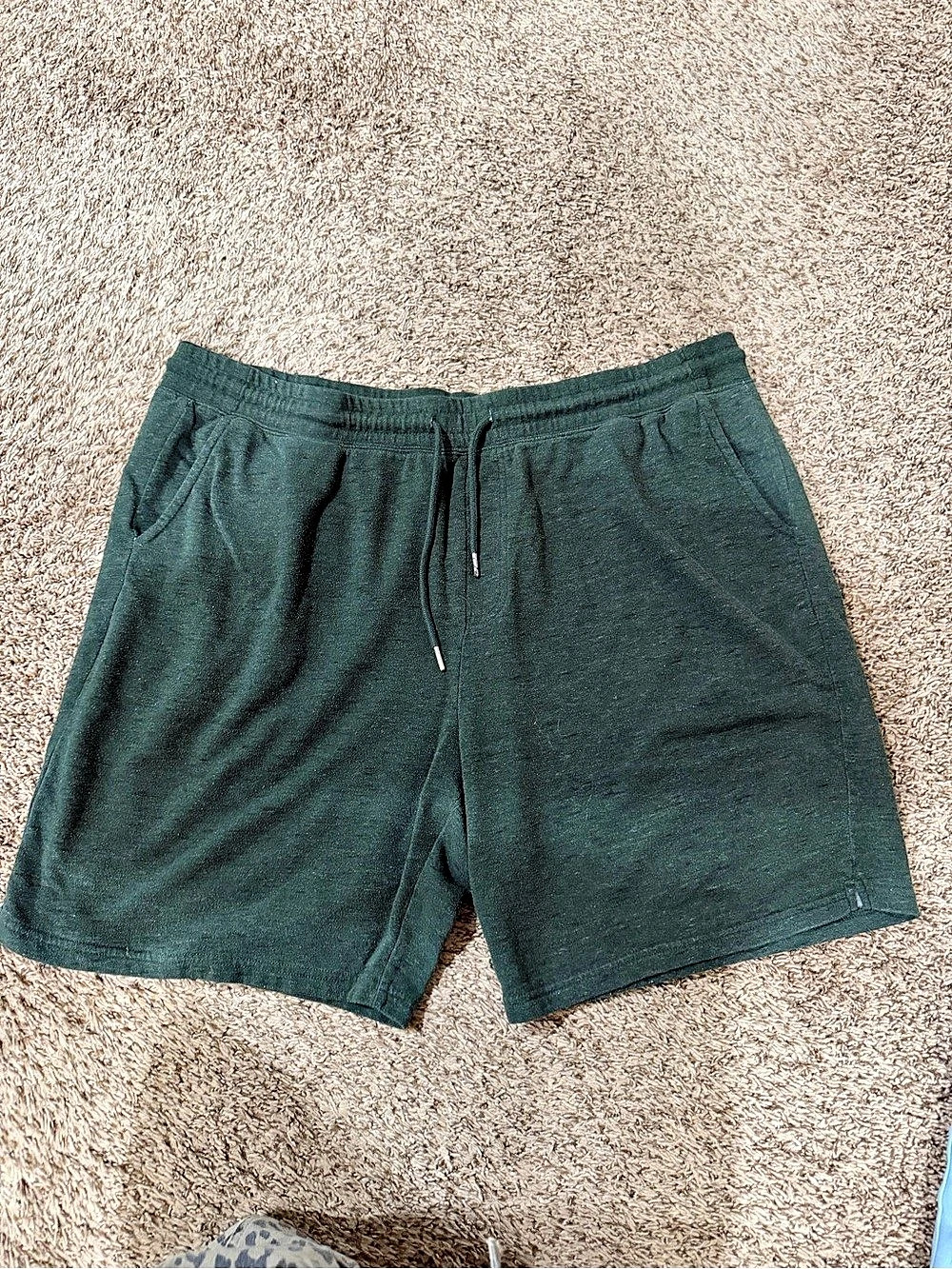 Artifactual Mens 3XL Forest Green Drawstring Lounge Shorts